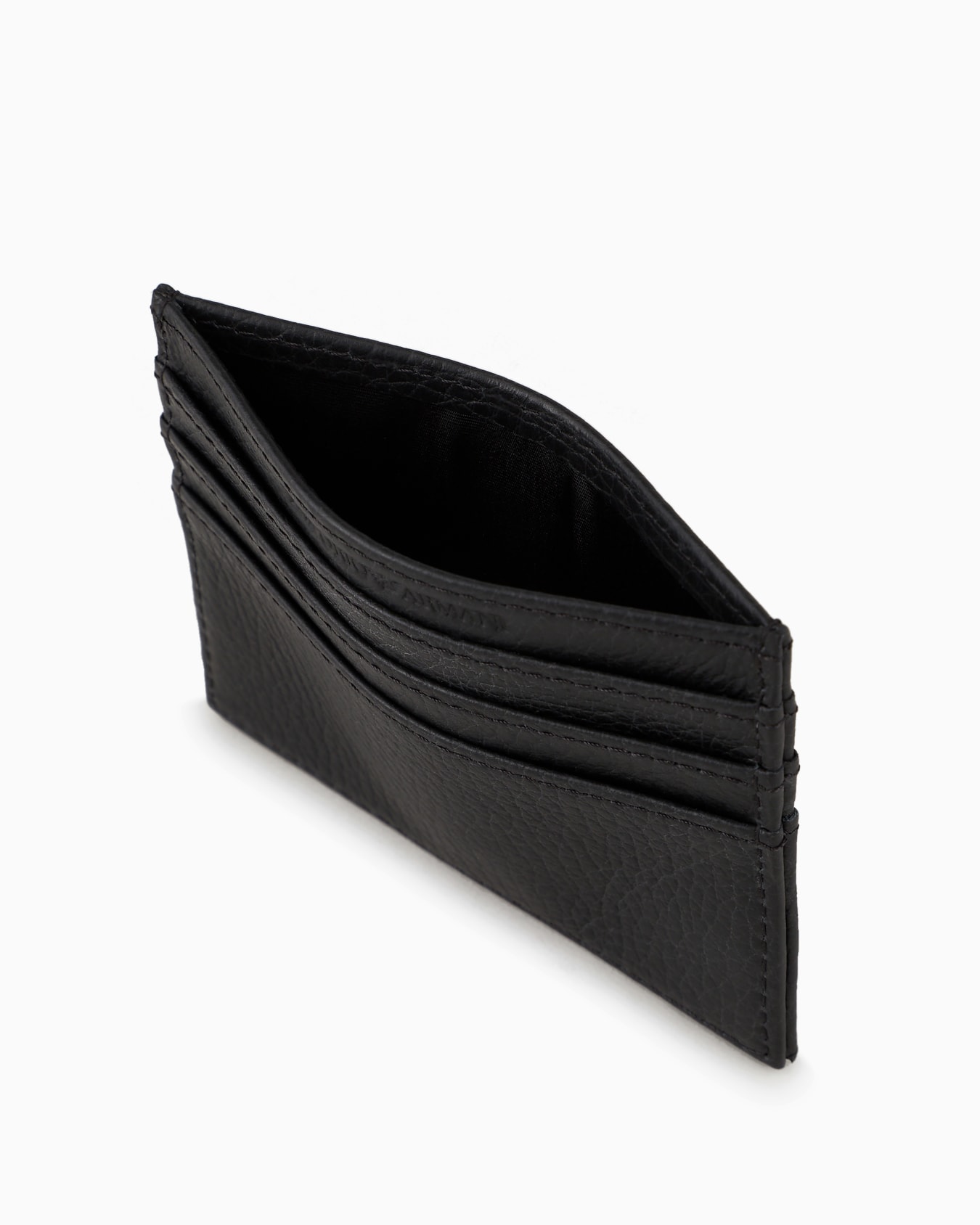 Tumbled leather card holder Slide 2