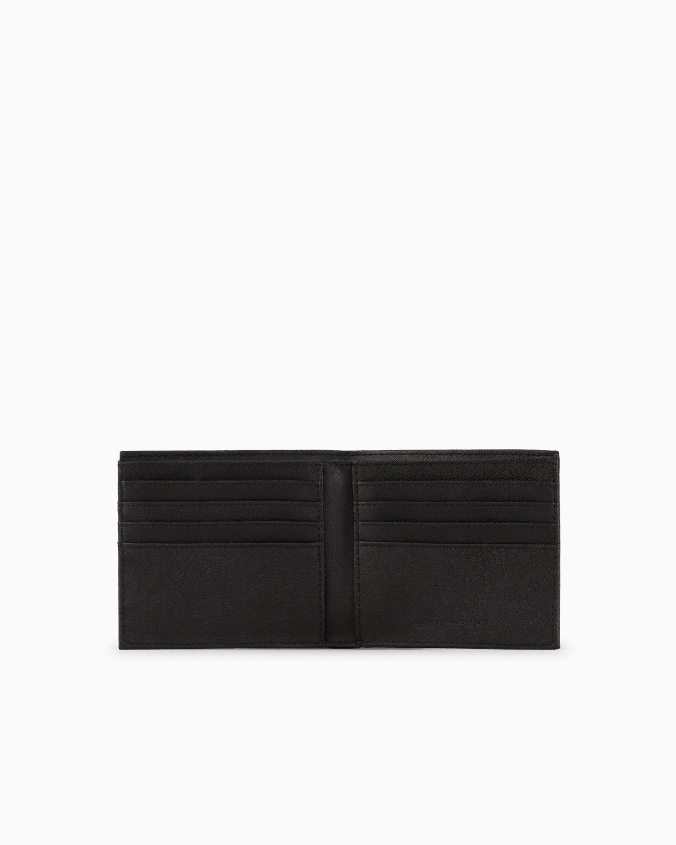 ASV gift box containing regenerated Saffiano leather wallet and card holder with eagle plate Slide 2