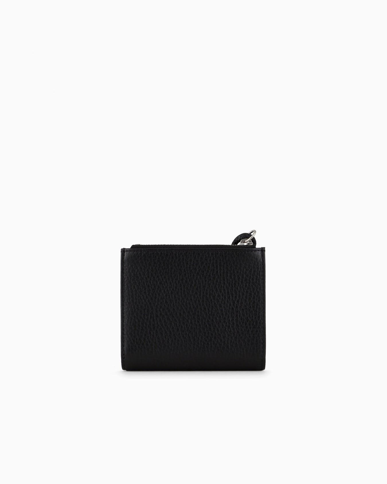 Zipped, tumbled-leather card holder Slide 1