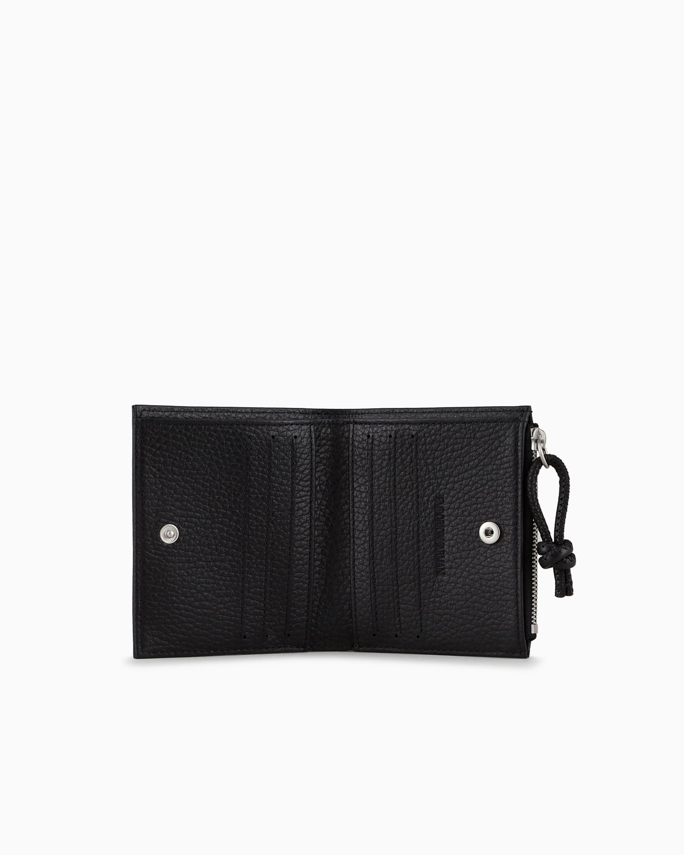 Zipped, tumbled-leather card holder Slide 2