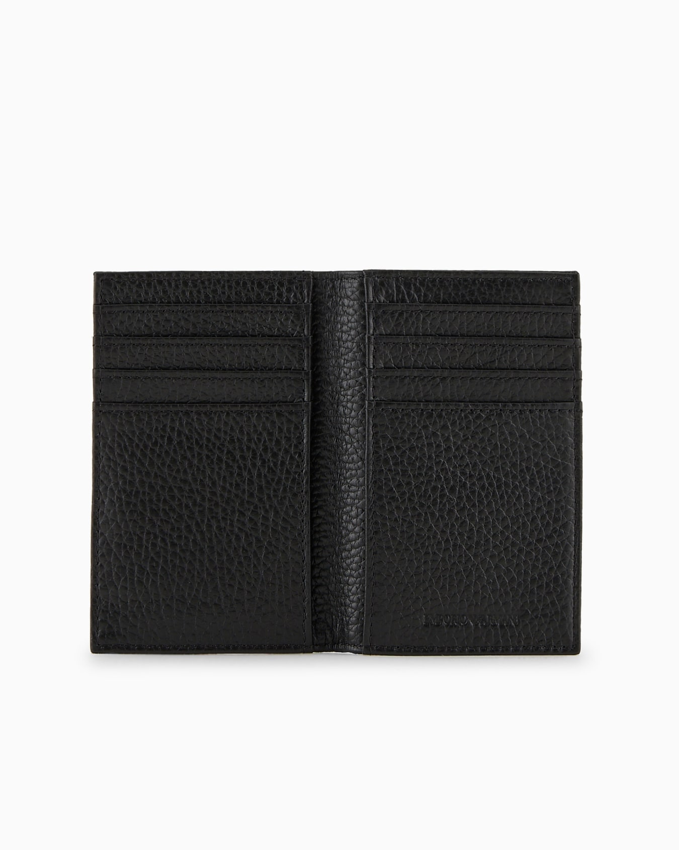 Zipped, tumbled-leather bi-fold card holder Slide 2