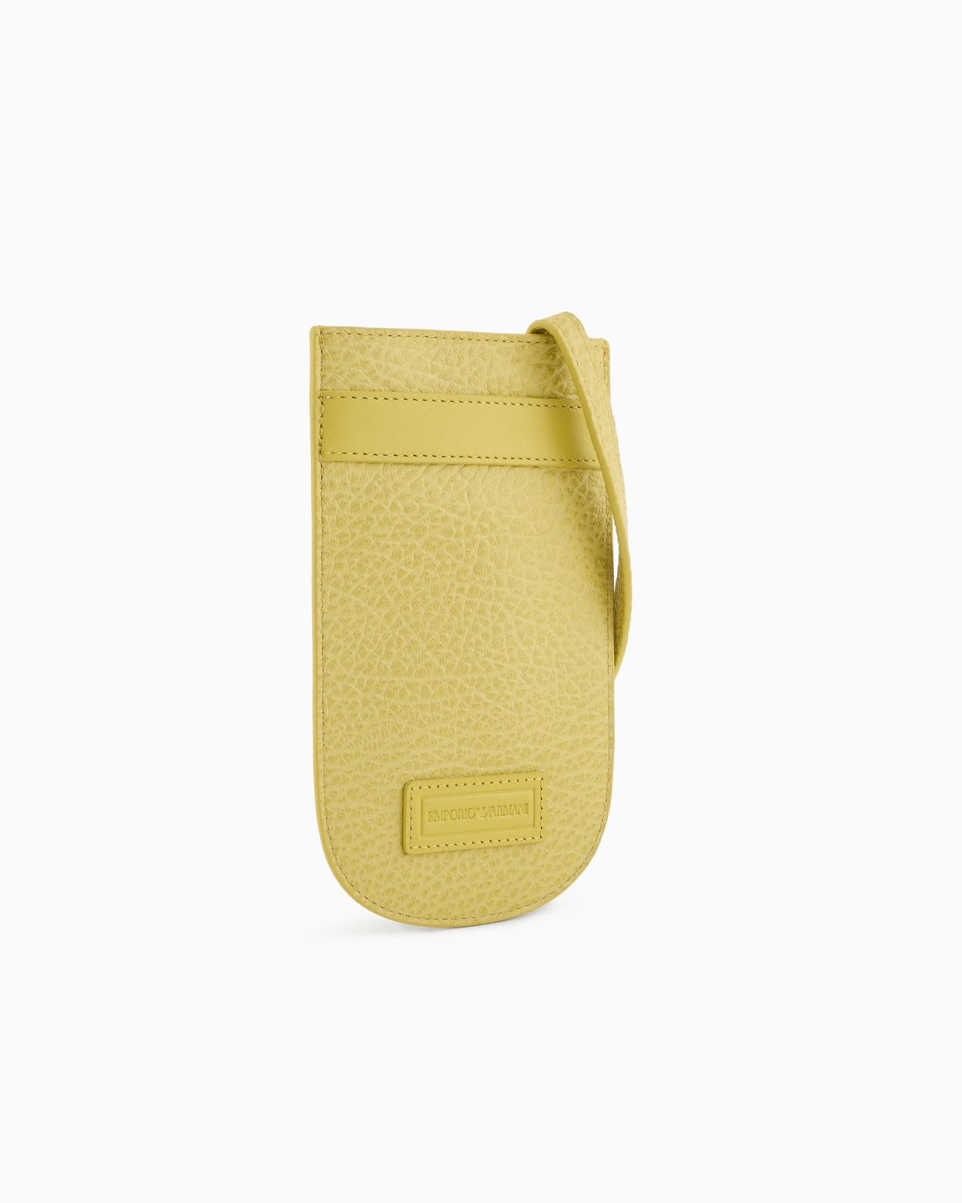 Funda para dispositivos electrónicos de cuero plena flor con detalles de piel lisa y bandolera Diapositiva 1