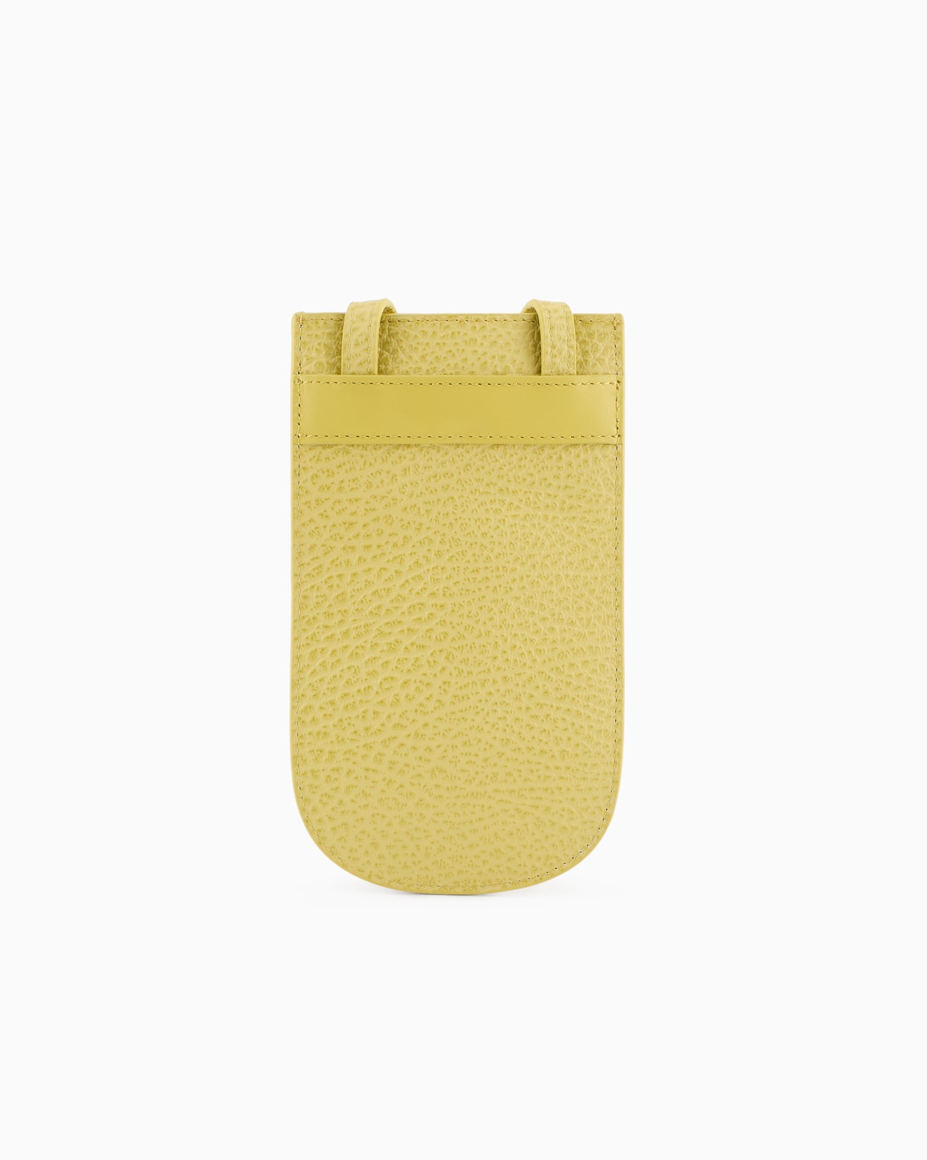 Funda para dispositivos electrónicos de cuero plena flor con detalles de piel lisa y bandolera Diapositiva 2