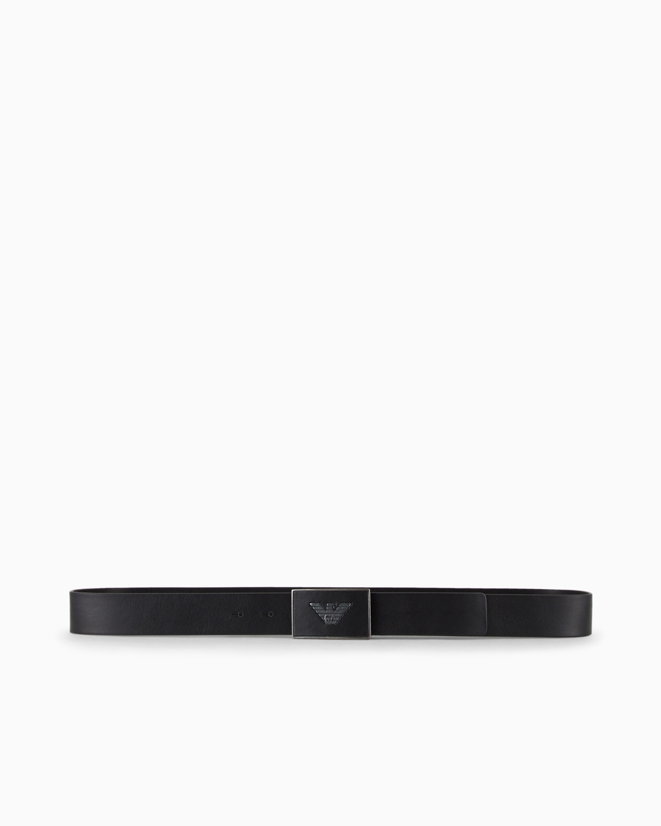 Leather belt with eagle plate Slide 2