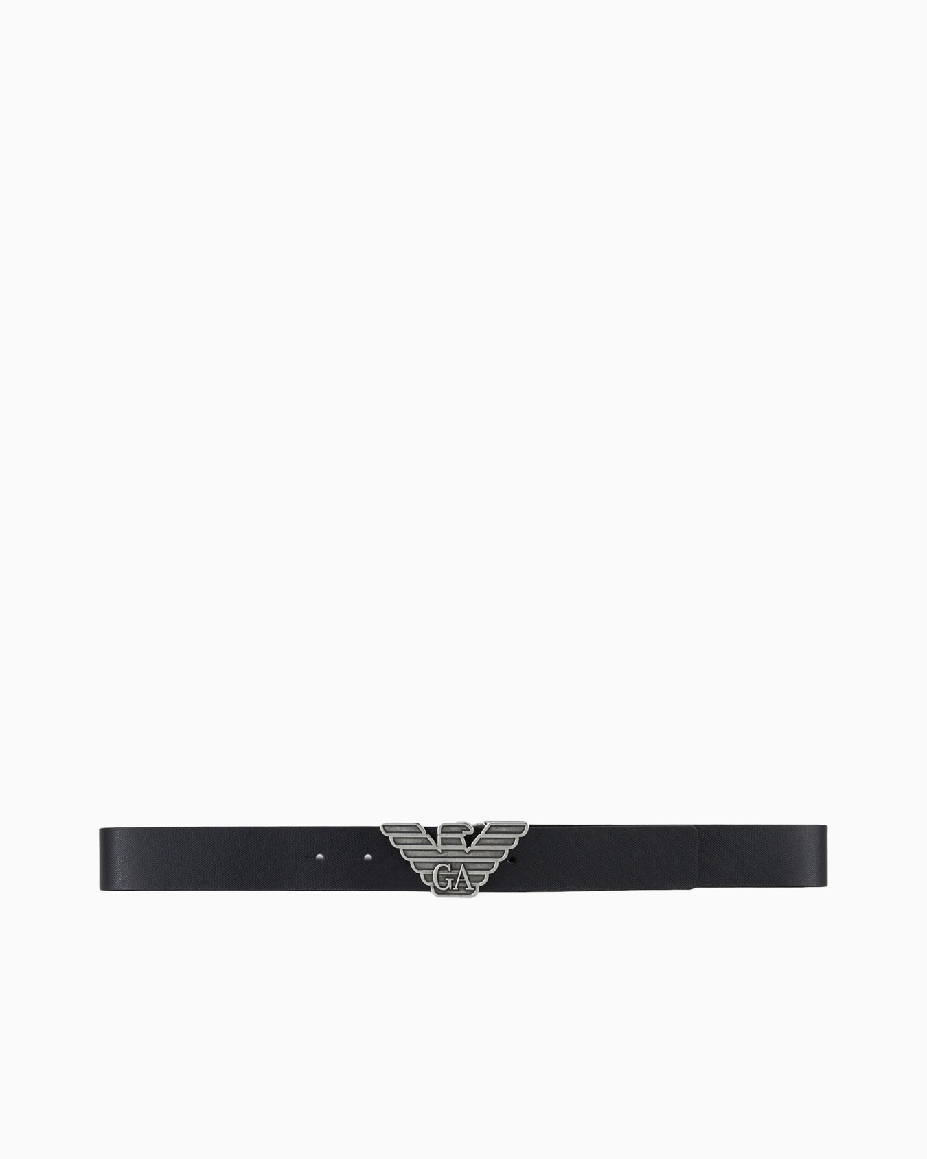 Gift box with reversible belt in Saffiano leather and interchangeable buckle Slide 2