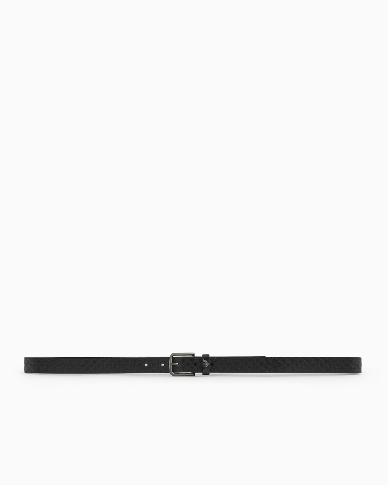 Ceinture en cuir avec motif en relief all over Diapositive 2