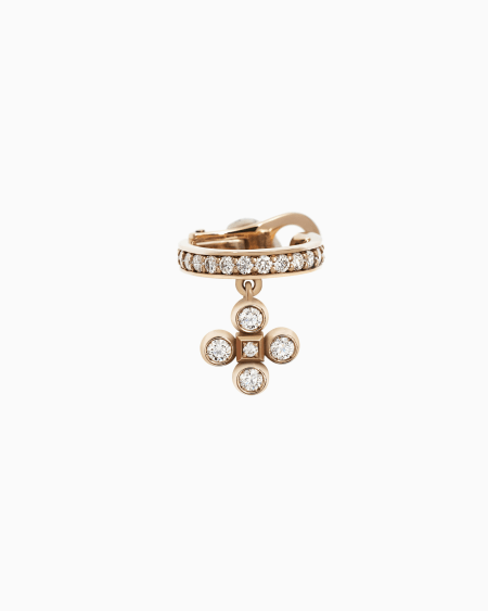 a|x armani exchange Gioia 18k gold and diamond earrings