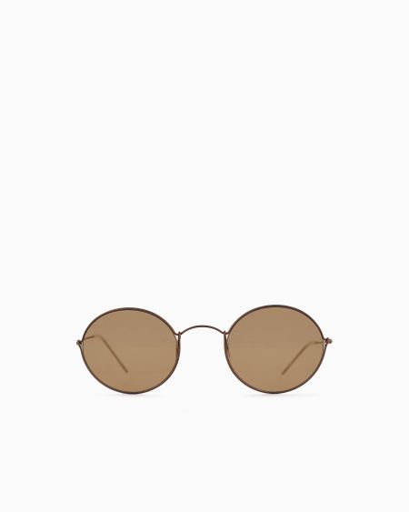 a|x armani exchange Unisex oval sunglasses