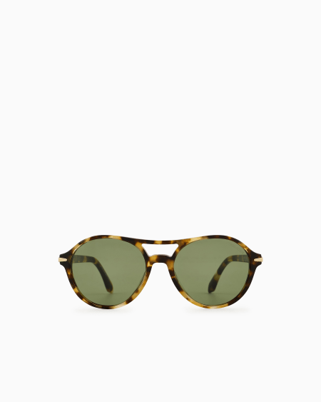 a|x armani exchange Men’s round sunglasses