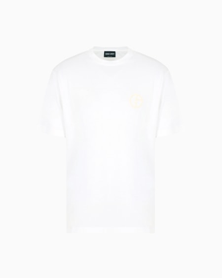 a|x armani exchange Cotton interlock crew-neck T-shirt