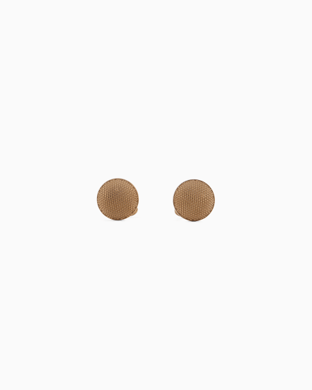 a|x armani exchange Bronze-finish sterling silver cufflinks