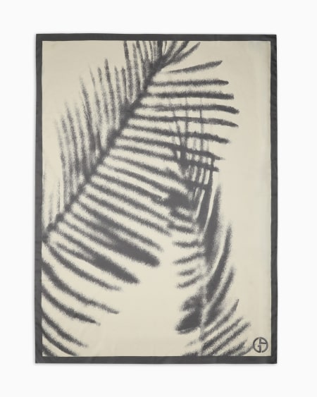 a|x armani exchange Printed cotton stole