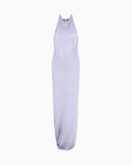 a|x armani exchange Long viscose-jersey dress