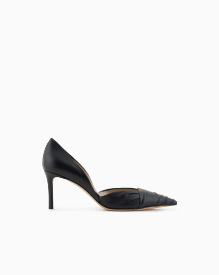 a|x armani exchange Nappa leather court shoes