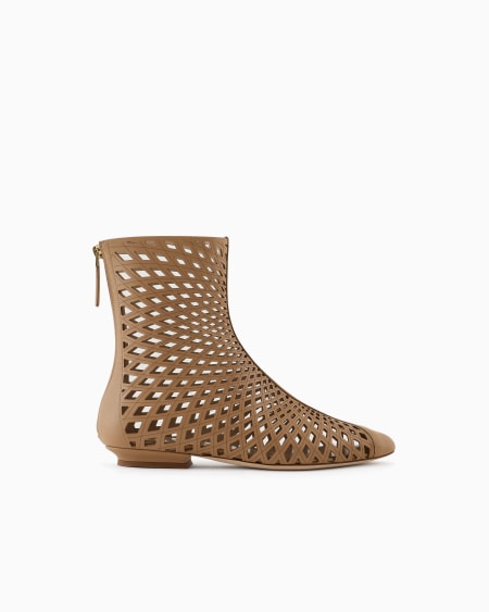 a|x armani exchange Leather ankle boots