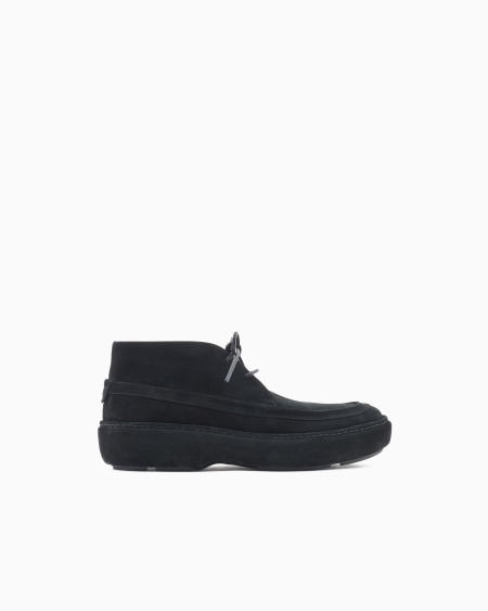 a|x armani exchange Suede chukka boots