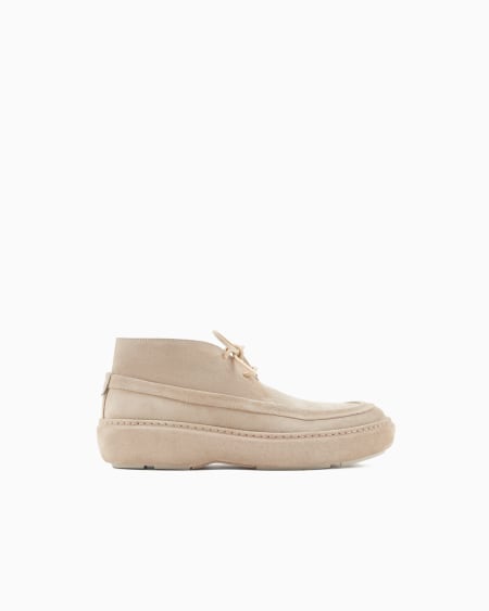 a|x armani exchange Suede chukka boots