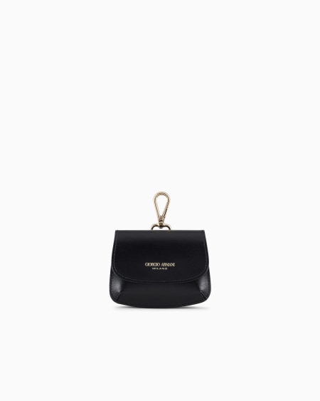 a|x armani exchange La Prima palmellato leather mini charm