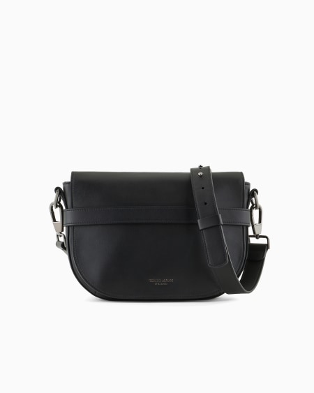 a|x armani exchange Medium nappa leather shoulder bag