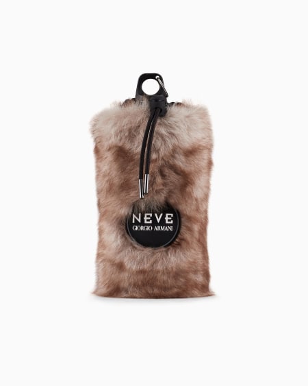 a|x armani exchange Giorgio Armani Neve water bottle with sheepskin holder
