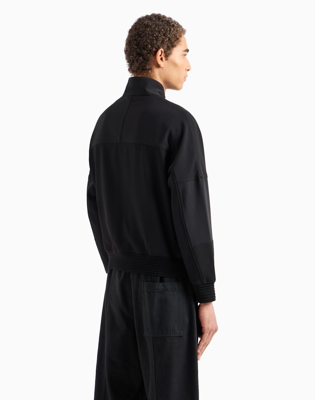Semi-aniline nappa lambskin blouson with full-length zip | Emporio