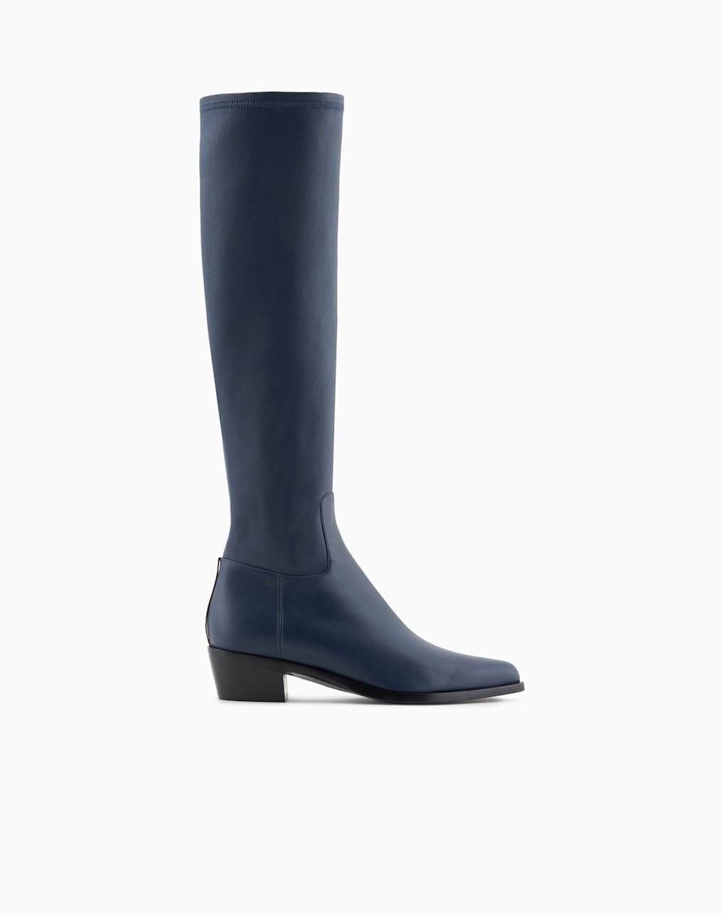 Boots in leather with rubber details | Giorgio Armani US