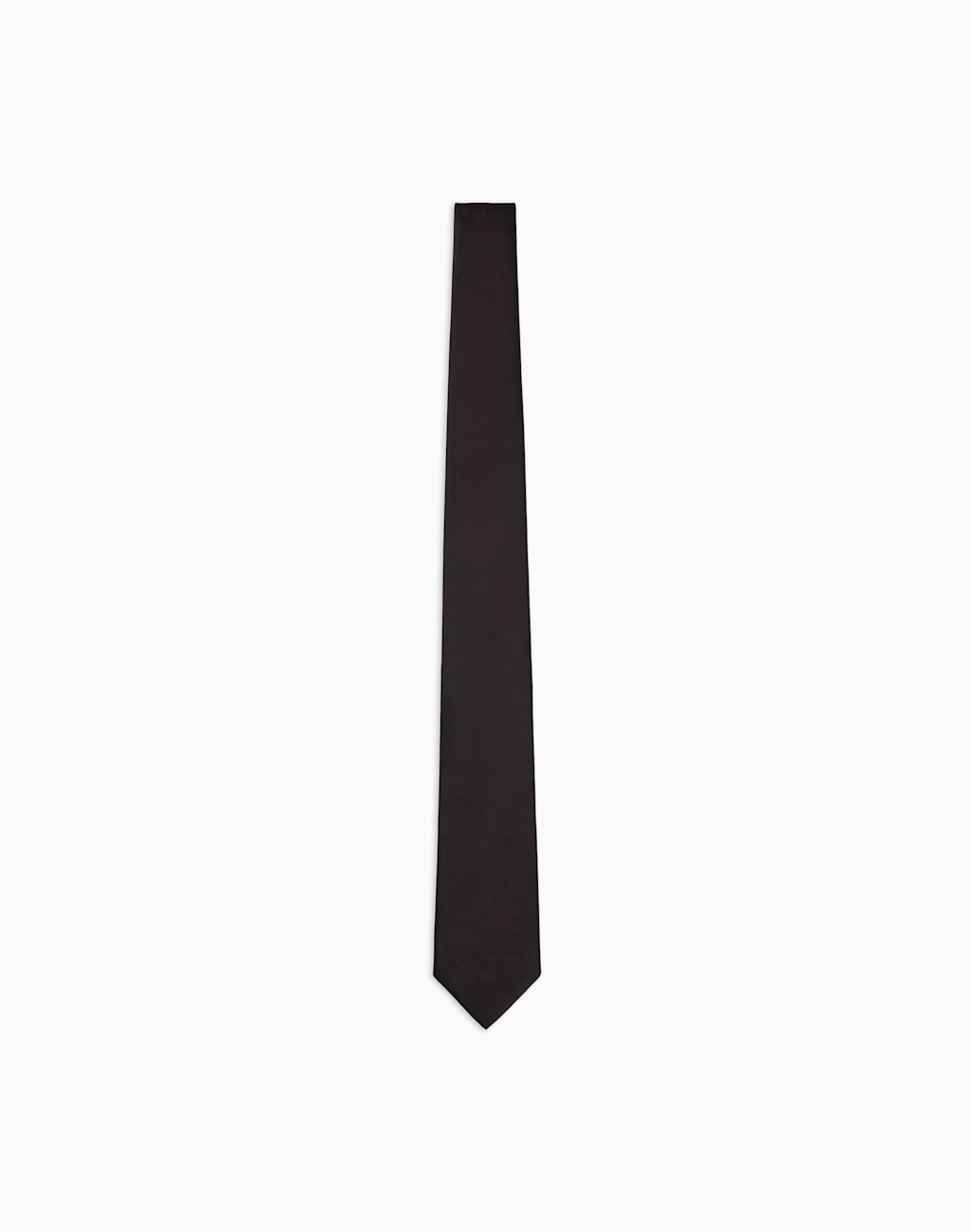 ネクタイ-ピュアシルク-ブラック--giorgio-armani