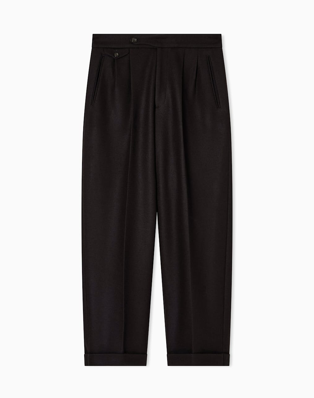 boiled-wool-jersey-trousers-brown--emporio-armani