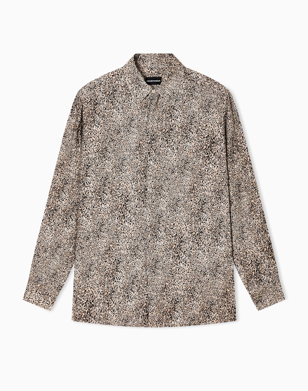 fluid-fabric-shirt-with-animal-print-patterned--emporio-armani