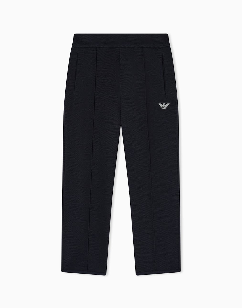コンフォトフィット-パンツ-ダブルジャジ-ジャカド-ネイビブル--emporio-armani