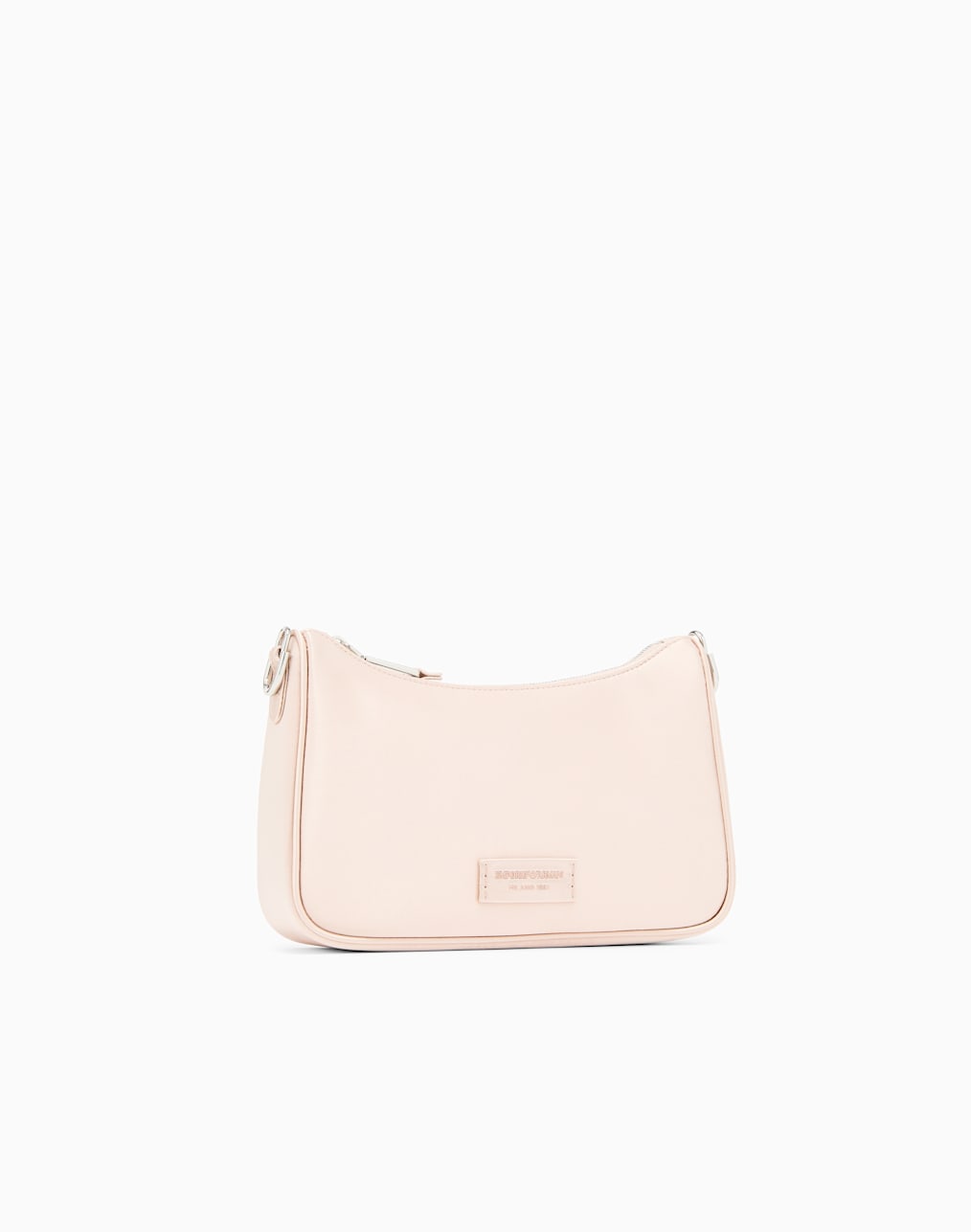 ショルダバッグ-サテン-チェンストラップ-ピンク--emporio-armani