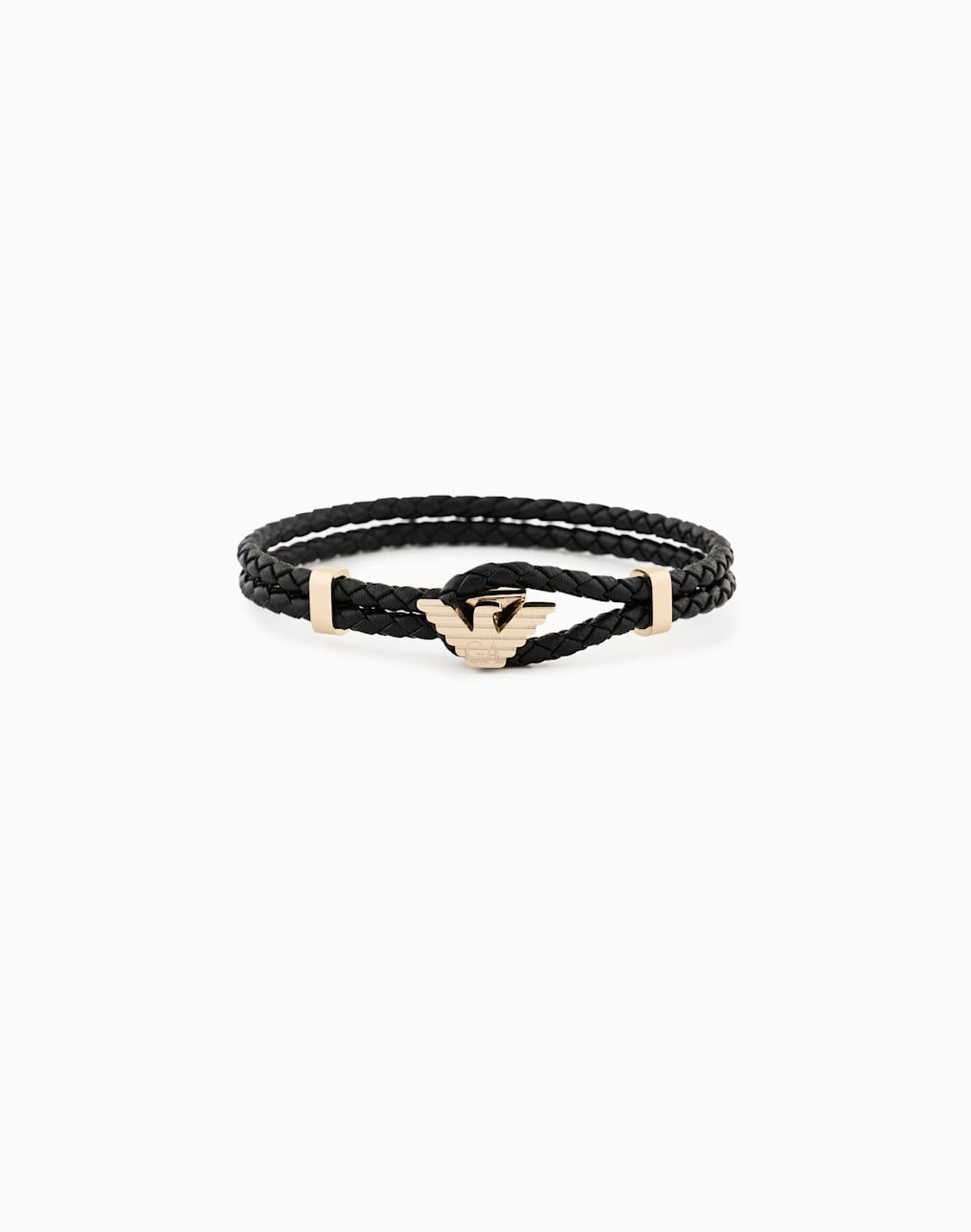 EMPORIO ARMANI レザーブレスレット Silver925 Stainless Steel Leather ID Bracelet | Emporio Armani US