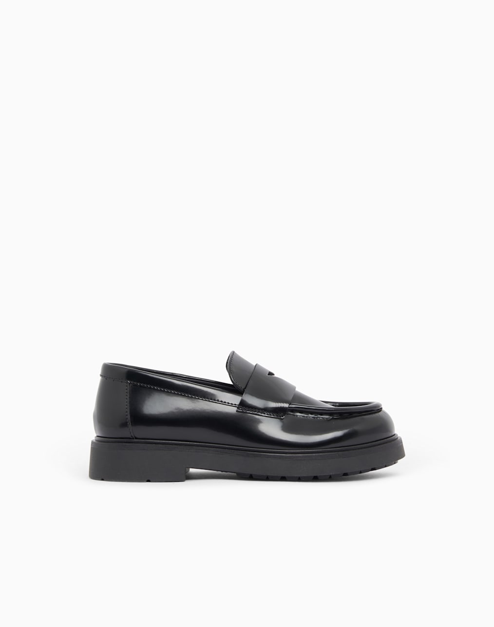 glossy-slip-on-loafers-with-a-penny-strap-and-rubber-sole-블랙--emporio-armani