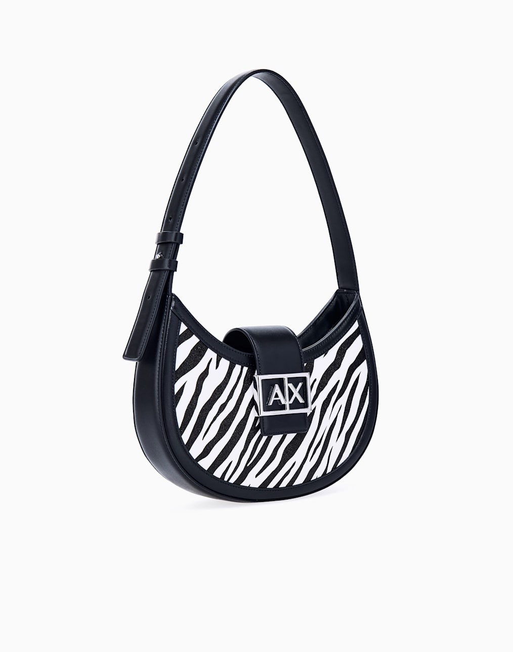 hobo-shoulder-bag-in-coated-fabric-패턴--armani-exchange
