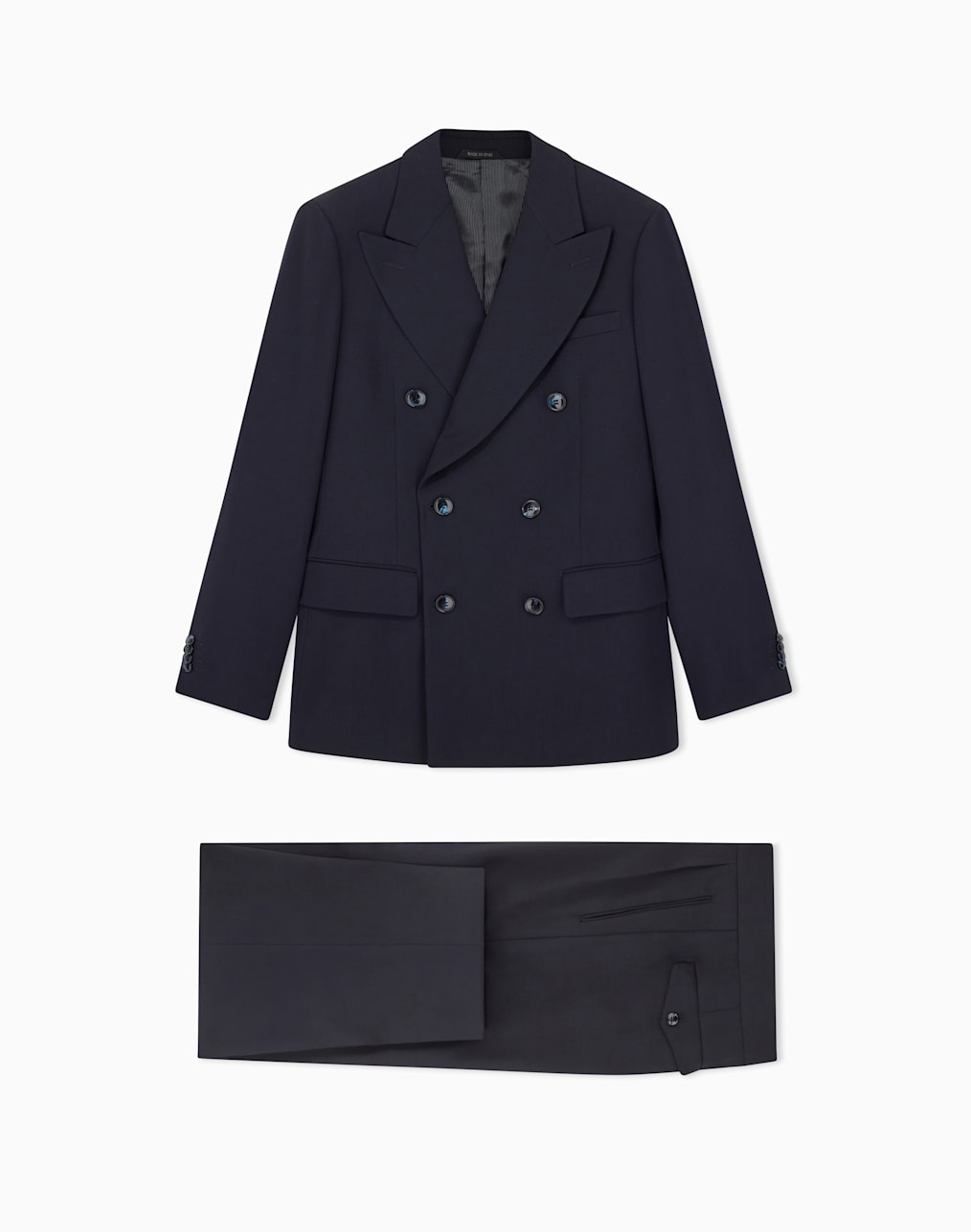 ロイヤルライン-ダブルブレストスツ-ウルクレプ-グログラン-ネイビブル--giorgio-armani