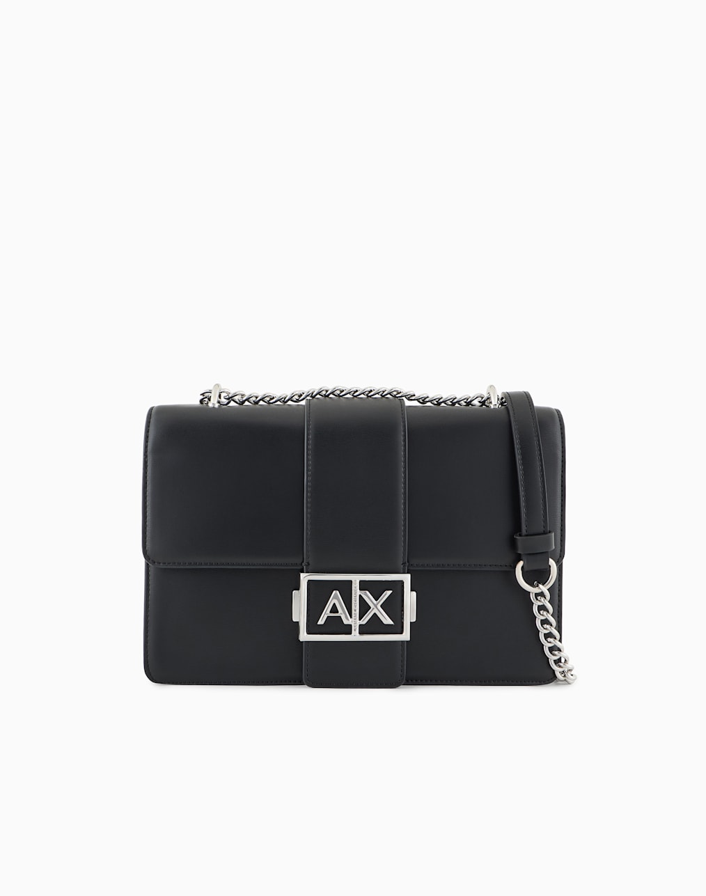 메탈-로고-숄더백-블랙--armani-exchange