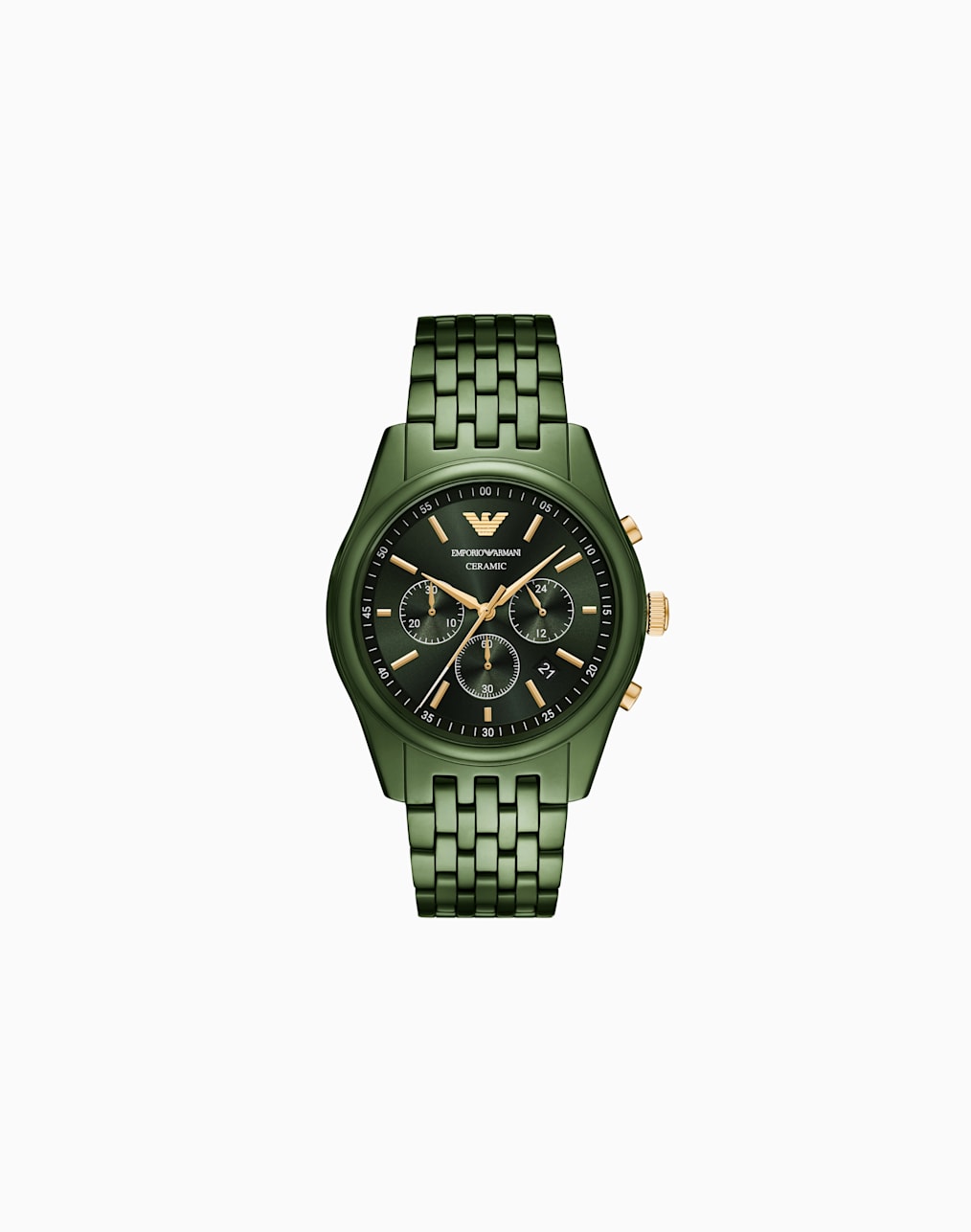 Chronograph Black Ceramic Watch | Emporio Armani US