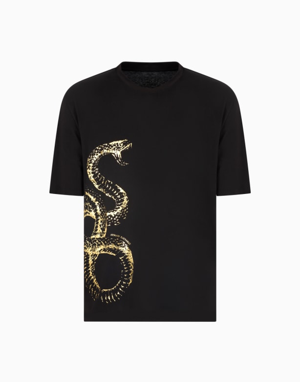Relaxed fit T-shirt with maxi logo
