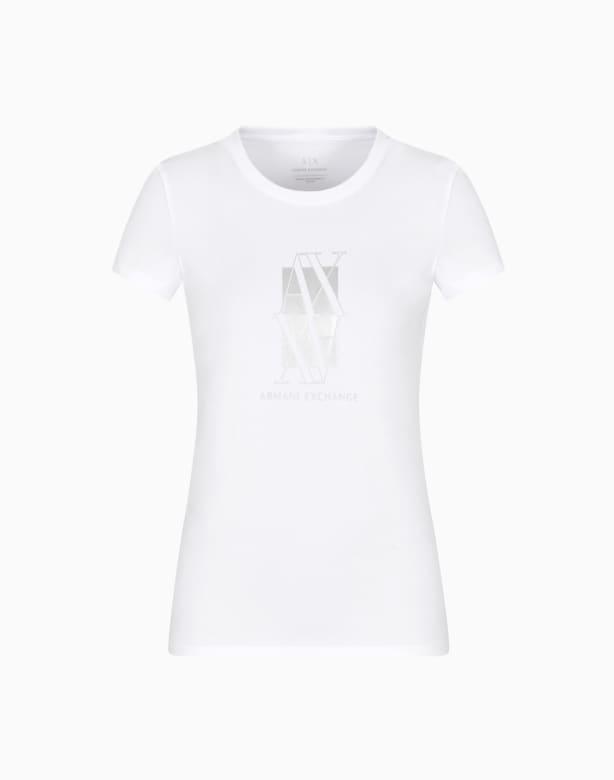 Slim fit T-shirt in pima cotton jersey