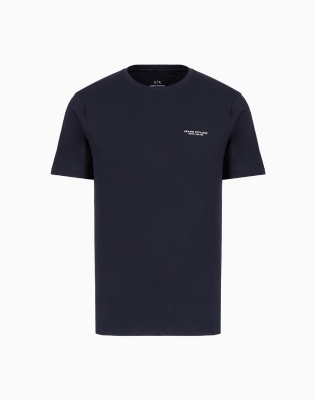 Regular fit T-shirt with logo print on the chest