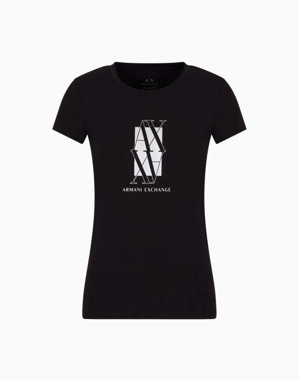 Slim fit T-shirt in pima cotton jersey