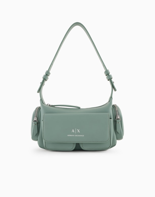 Mini shoulder bag with logo