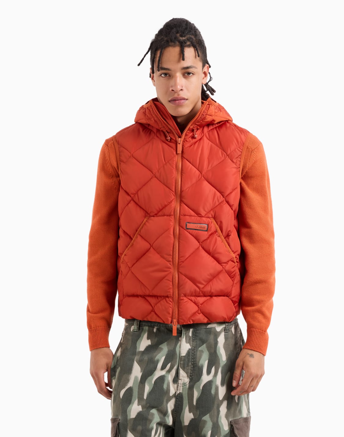 asv-nylon-hooded-sleeveless-down-jacket-orange--armani-exchange