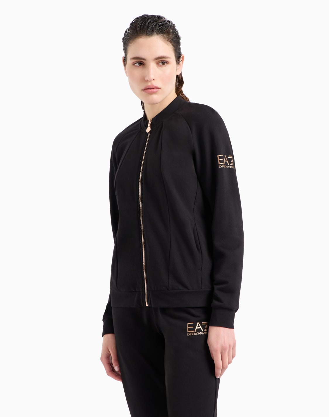 core-lady-stretch-cotton-zip-up-sweatshirt-black--ea7