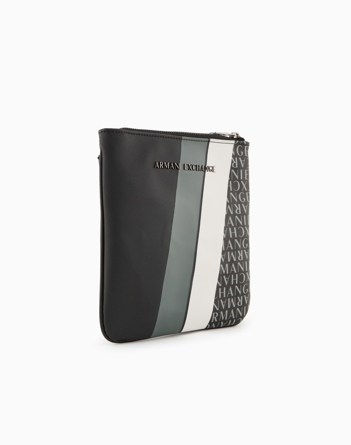 monogram-and-stripe-flat-shoulder-bag-green--armani-exchange
