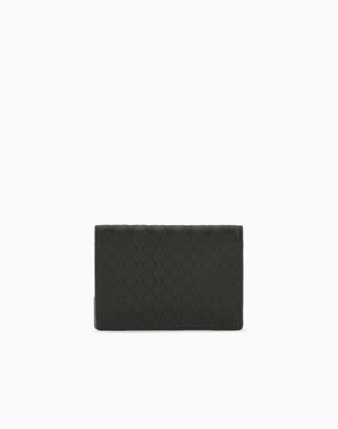 tarjetero-con-solapa-de-piel-con-motivo-integral-en-relieve-verde--emporio-armani