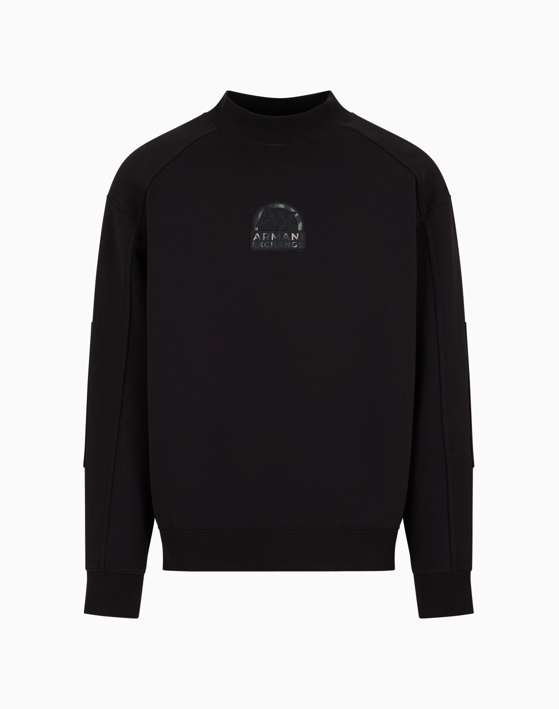 sudadera-de-algodn-elstico-con-logo-emblema-negro--armani-exchange