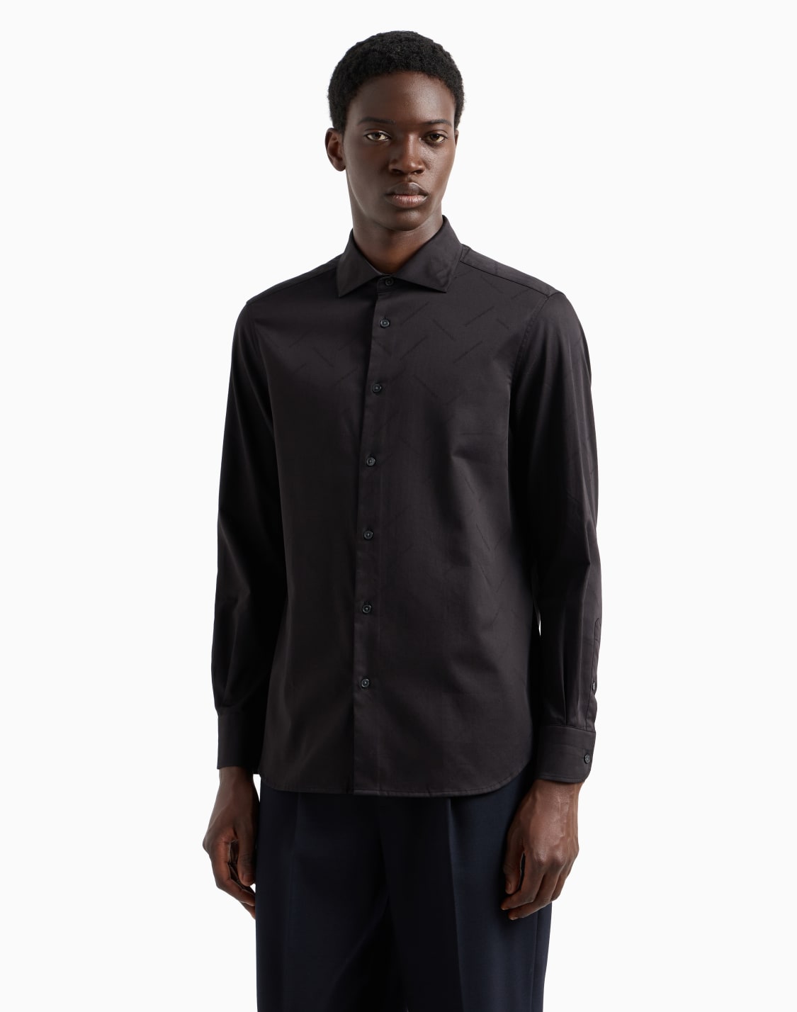 cotton-shirt-with-all-over-jacquard-logo-lettering-black--emporio-armani