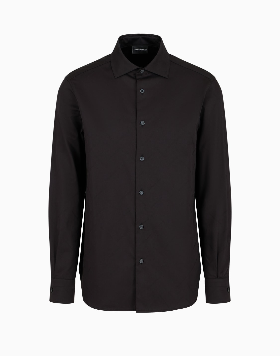 cotton-shirt-with-all-over-jacquard-logo-lettering-black--emporio-armani