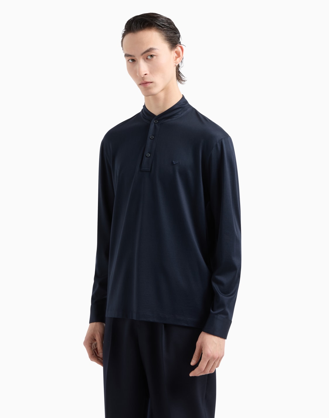 -lyocell-blend-jersey-polo-shirt-with-henley-collar-navy-blue--emporio-armani